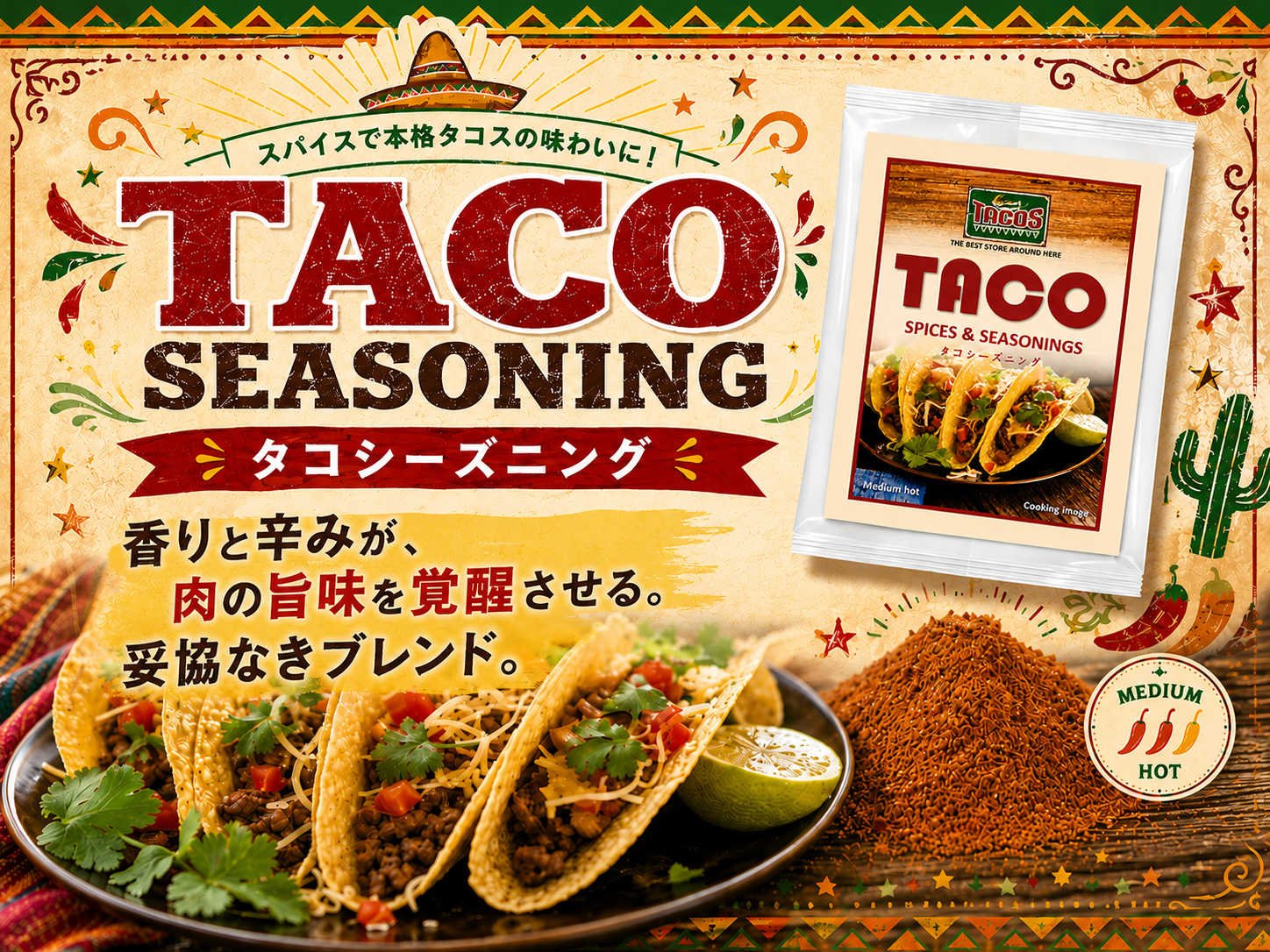 タコシーズニングバナー