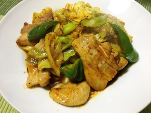 回鍋肉(キャベツと豚肉の甘辛炒め)